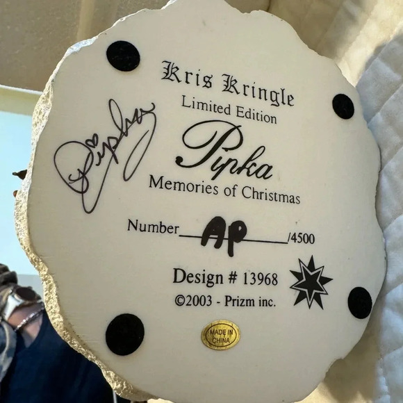 Polka Reflections of Xmas KRIS KRINGLE “Spirit of Hope” Santa Clause Figurine. - Picture 5 of 10